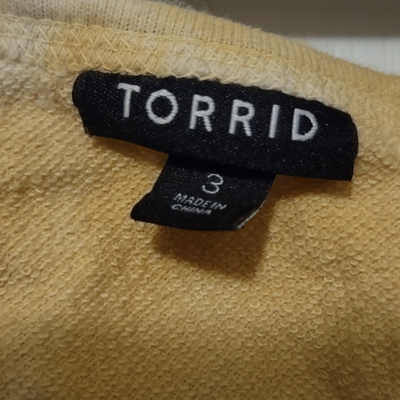 Torrid off the shoulder light sweater - Picture 3 of 3